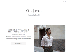 Tablet Screenshot of outdersen.com
